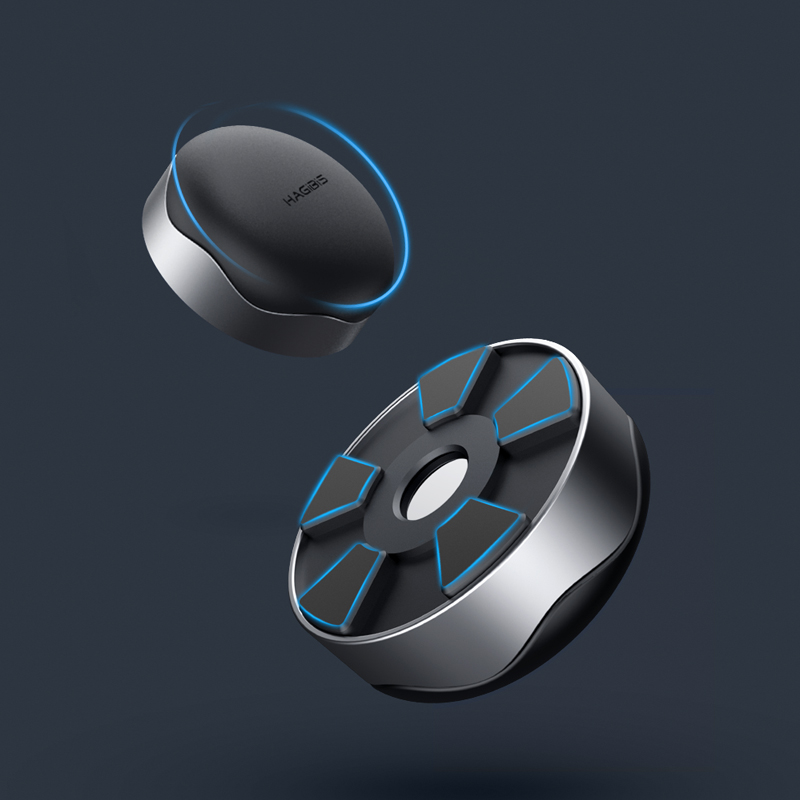 Hagibis Laptop Cooling Pad Ergonomic Laptop Stand Small Invisible Cooler Ball Portable